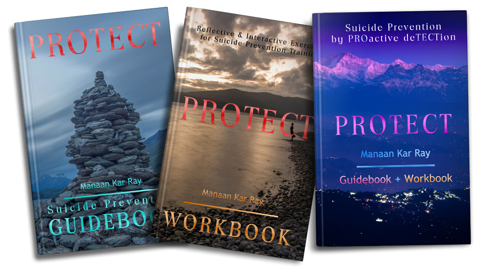 PROTECT Guidebook, Workbook and 2 in 1 compilation for Suicide Prevention